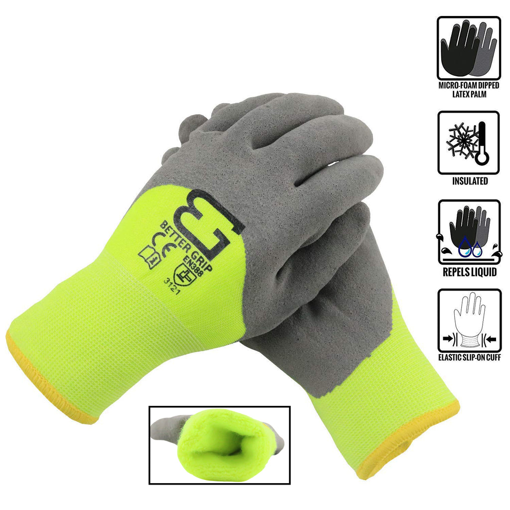 Better Grip Double Lining Rubber Coated Gloves - BGWANS-LM