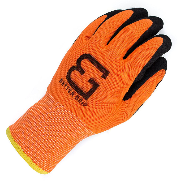 Better Grip® Double Lining Rubber Coated Gloves - BGWANS-OR-CS-Better Grip-RK Safety