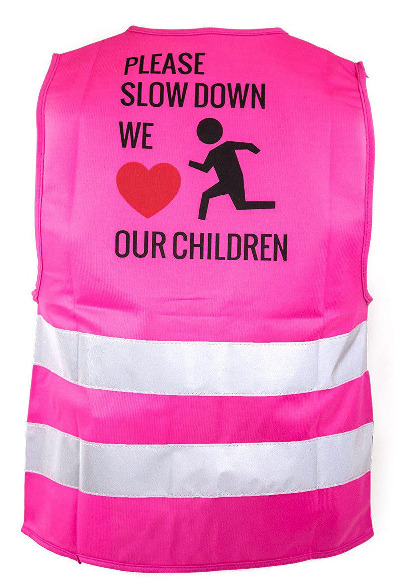 RK Safety Hi Vis Kids Safety Vest - Pink-New York Hi-Viz Workwear-RK Safety