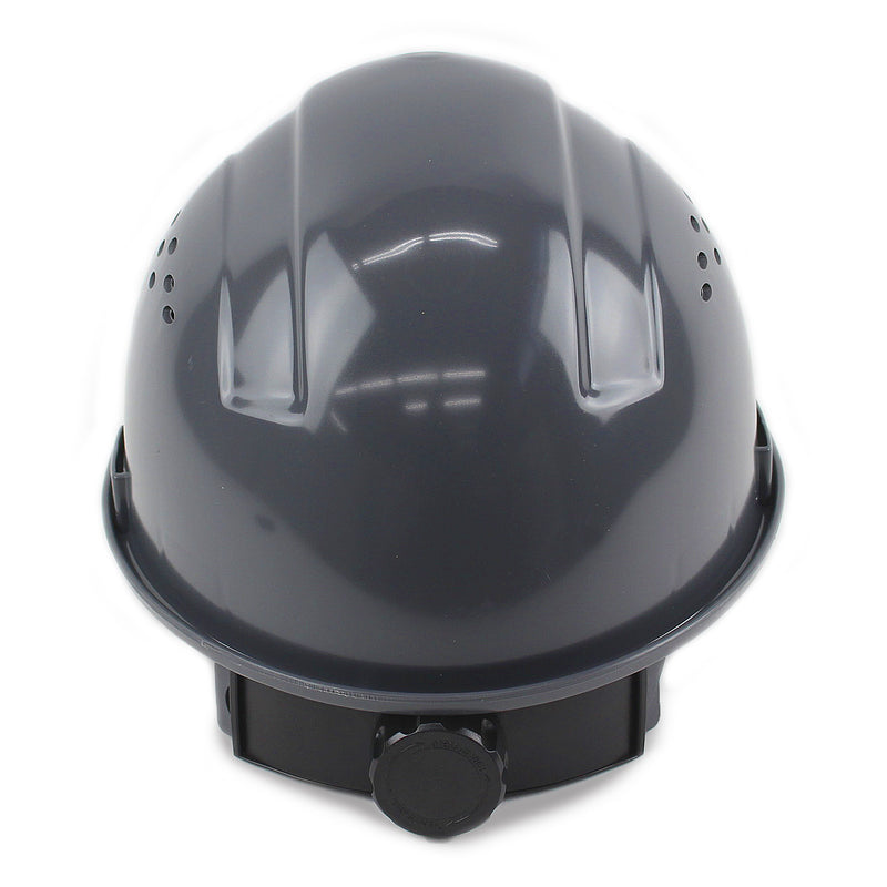 RK Safety RK-HP14-DG Hard Hat Cap Style with 4 Point Ratchet Suspension (Dark Grey)-RK Safety-RK Safety