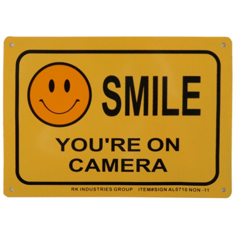 RK Safety Sign, Legend "Smile, You're on Camera"-RK Safety-RK Safety